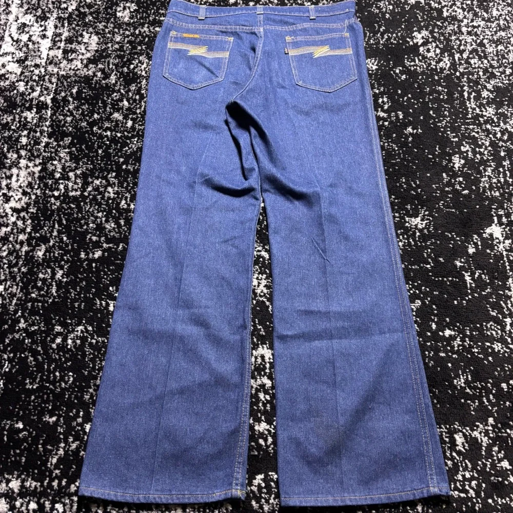 Vintage Levi's Movin On Flare Jeans Mens 33x32 Blue Talon 70s 80s Rare